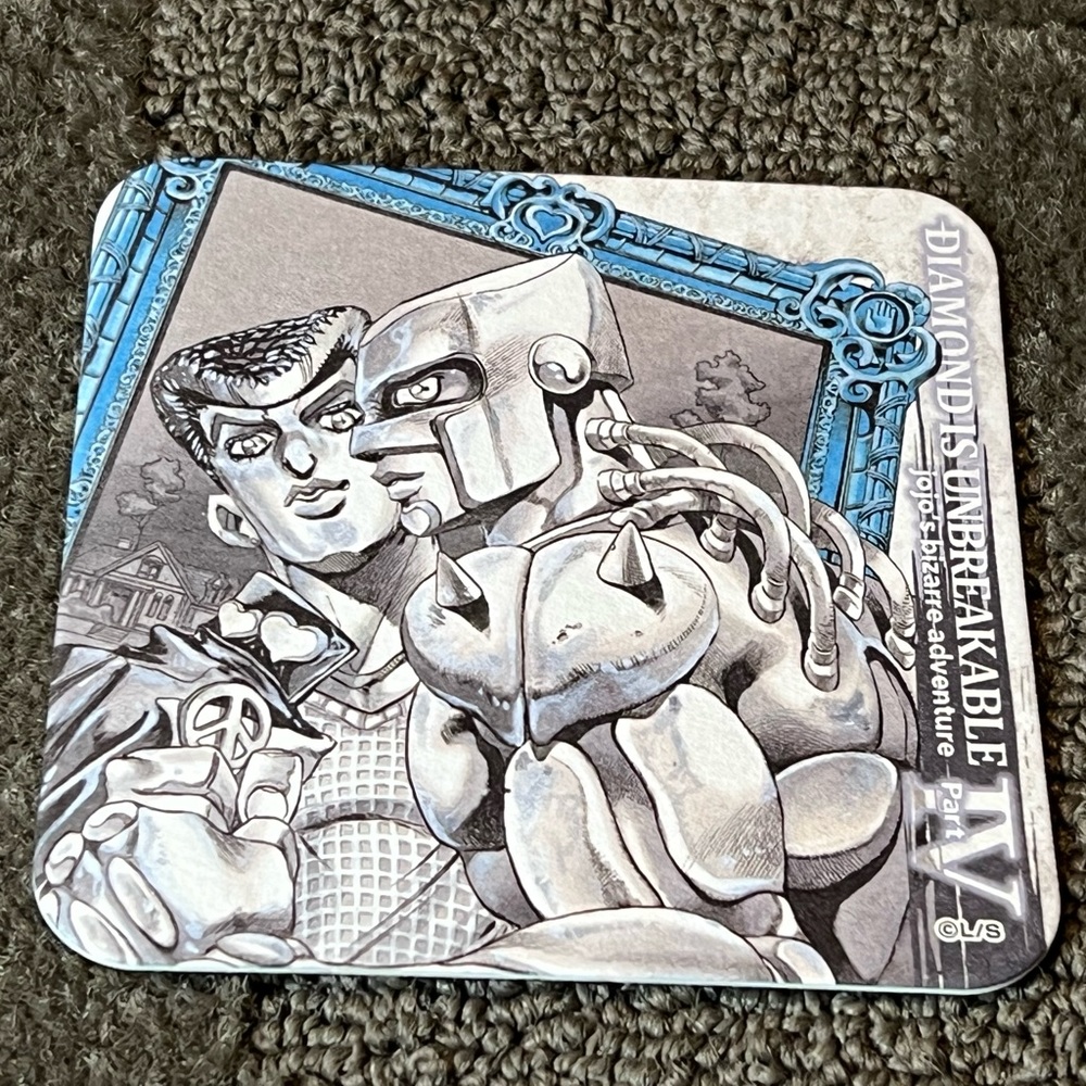 JJBA Jojo’s Bizarre Adventure Part 4 Diamond Art Coaster Mini Shikishi Japan - Picture 1 of 5